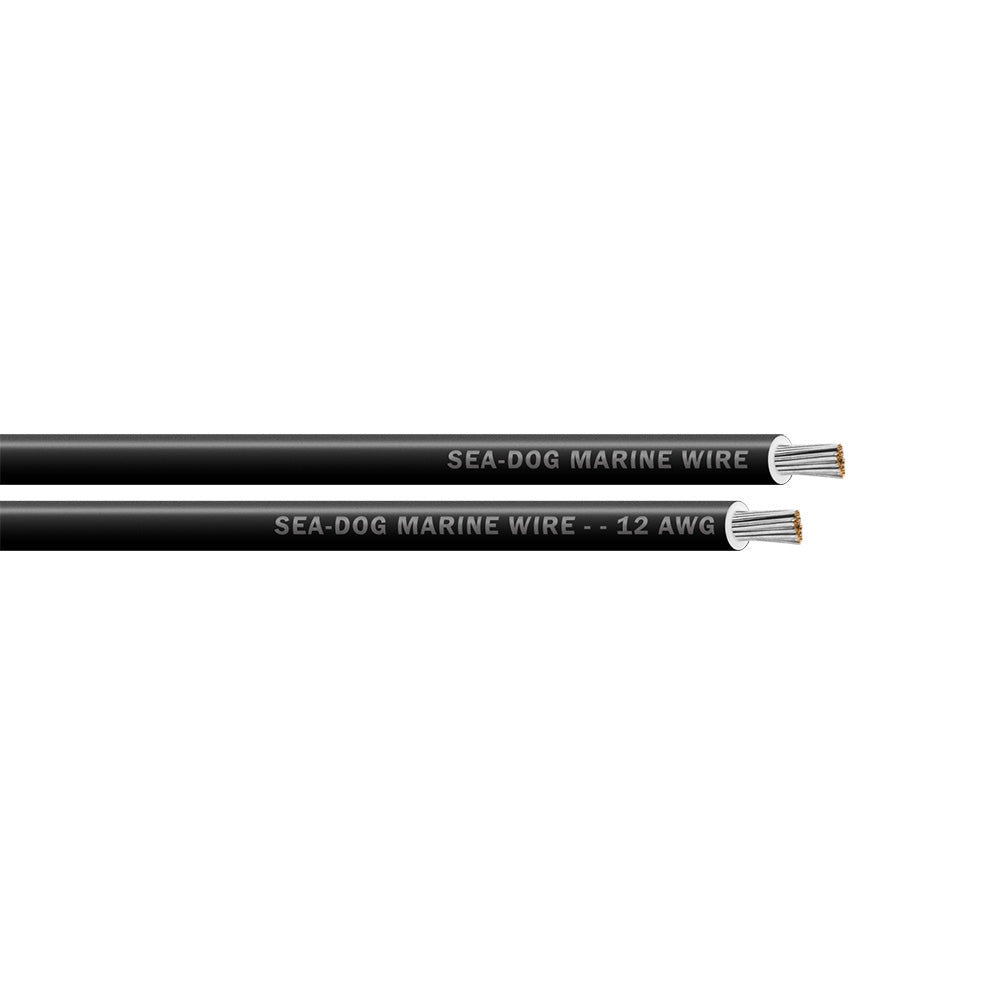 SeaDog 12 AWG Black Primary Wire 250 8012014